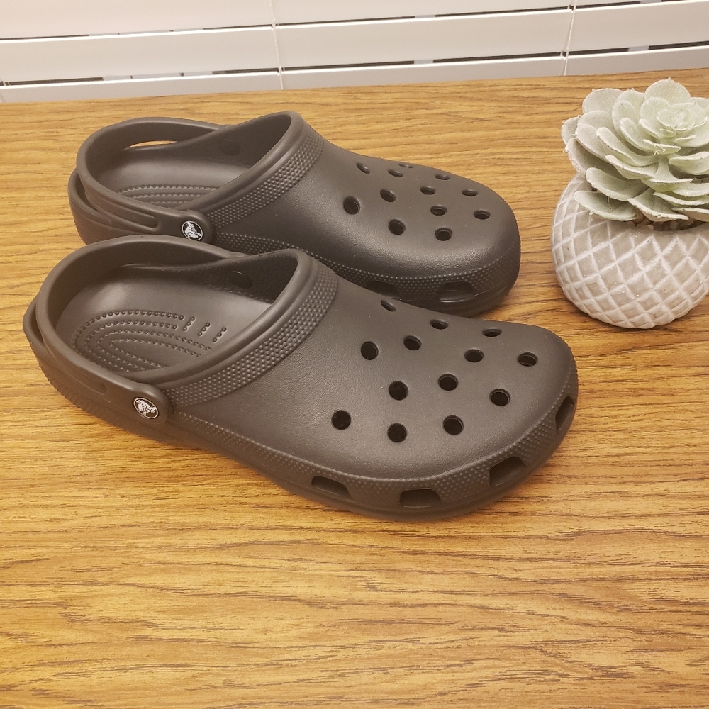 NEW Crocs Classic Clogs Black Men's Shoes Size 13 - Picture 9 of 10